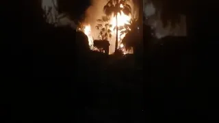 حريق الشلالات في اسكندرية منذ قليل..