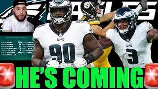 Jordan Davis STUDYING Aaron Donald! Eagles PUNTER UPDATE + Nolan Smith Back & Practice Squad 13 Deep