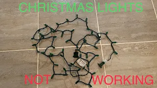 Christmas Lights Not Working (FREE FIX)