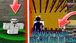 COMMENT AVOIR UNE COULEUR DE HAKI(BLOX FRUIT)