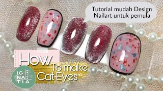 Tutorial Cara Mudah Pakai Kutek Cat Eyes Dengan Magnet Untuk Pemula | Korean Style Nail Art