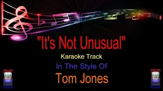 "It's Not Unusual" - Karaoke Track - In The Style Of -Tom Jones