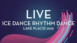 LIVE 🔴 | Ice Dance Rhythm Dance | Lake Placid 2019