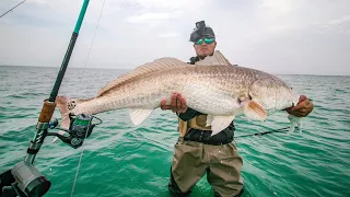 BLUE CRAB FOR BAIT caught a personal RECORD redfish