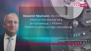 Posłuchaj nowych taśm Neumanna [WIDEO i STENOGRAM]