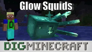 Glow Squids in Minecraft