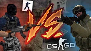 CS 1.6 VS CS:GO (ЛОБ В ЛОБ)