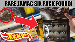 RARE HOTWHEELS ZAMAC SIX PACK WITH THE DATSUN WAGON FOUND WHILE PEGHUNTING FOR HOTWHEELS!