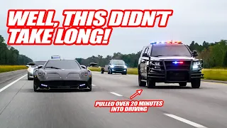 GEORGIA COPS WASTE NO TIME REMINDING SUPERCAR OWNERS THAT THEY EXIST...