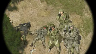 Ukraine Responds! Ukrainian Sniper Neutralizes Russian Forces - Arma 3