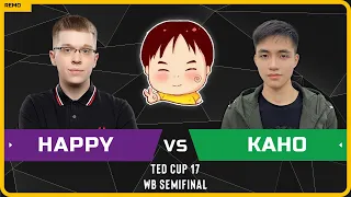 WC3 - [UD] Happy vs Kaho [NE] - WB Semifinal - TeD Cup 17