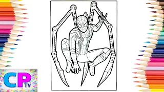 Iron Spiderman Coloring Pages/Superhero Shows His Power/Elektronomia - Sky High [NCS Release]