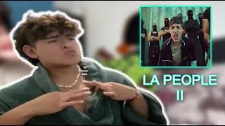 REACCIÓN a LA PEOPLE II (Video Oficial) - Peso Pluma, Tito Double P, Joel De La P