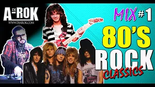 80's Rock Mix #1 | Guns N Roses , Van Halen, Rick Springfield, The Outfield, Journey, Bon Jovi