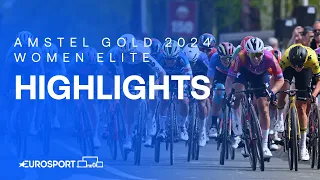 LAST SECOND TWIST! 🤯 | Amstel Gold 2024 Women's Race Highlights | Eurosport Cycling