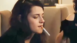 Kristen Stewart Smoking Cigarette ..