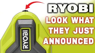 Ryobi is not playing: Here are all the new Ryobi Tools that were just announced