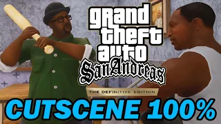 GTA San Andreas Definitive Edition 100% Speedrun with ALL CUTSCENES!