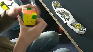 Tomas solved Rubik cube 3x3 in 37 seconds