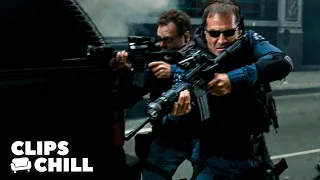 Convoy Ambush Gun Fight | S.W.A.T. (Samuel L. Jackson, Colin Farrell)