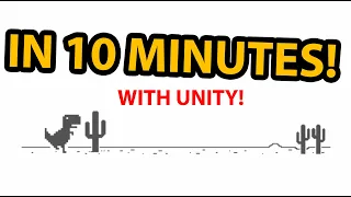 I Made Chrome's Dinosaur Game in 10 MINUTES! - Unity