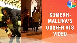 Sumedh Mudgalkar and Mallika Singh's unseen fun BTS video from the sets of Radhakrishn