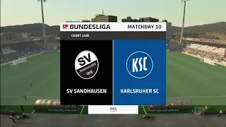 FIFA 23 | SV Sandhausen vs Karlsruher SC - Bundesliga | Gameplay