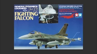 Tamiya 1/72  F-16 Fighting Falcon (Warbirds) Scale Model Review