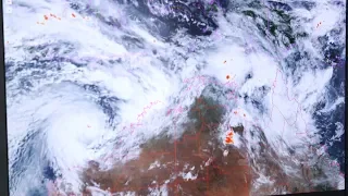 Severe Weather Update: Tropical cyclone Riley off WA coast, tropical low in the Gulf, 25 Jan. 2019