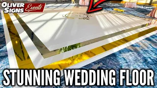 We Installed STUNNING Wedding Floors! | How To Install Wedding Floors By Oliver Signs