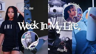 REALISTIC WEEK IN MY LIFE  ᥫ᭡ | doing my hair, facial appt, painting, picnic, content days