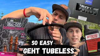 So EASY geht TUBELESS ! Tubeless Umbau am EMTB leicht gemacht ! Schritt für Schritt Anleitung !