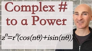 Complex Number to a Power Using DeMoiver's Theorem