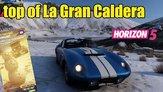 Forza Horizon 5 Photo Challenge - the top of La Gran Caldera - Winter season Series 2