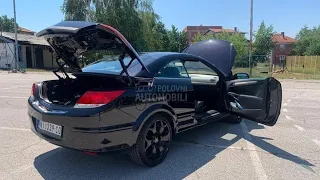 Opel Astra H Cabrio Problem z mechanizmem dachu wymiana tulejek oraz wymiana bocznej szyby !!!!!