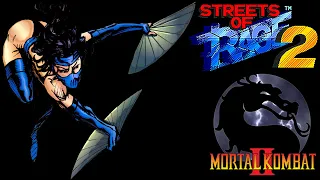 Streets of Rage 2: Mortal Kombat CX GENESIS Playthrough with Kitana (1080p/60fps)