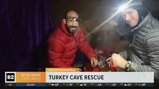 Turkey cave rescue of American Mark Dickey like "Himalayan Mountain climbing" underground