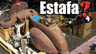 Cuanto DINERO piden por esta VESPA 150s OXIDADA y en CAJAS 😲 Motor Retro MARRATXI. Vlog 129