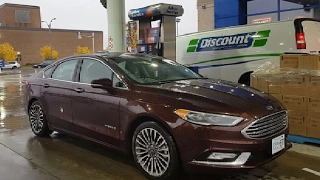 2018 Ford Fusion Hybrid - Fuel Economy MPG Review + Fill-Up Costs