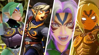 Evolution of Fierce Deity Link in Zelda Games (2000-2021)