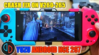Batman Arkham City Yuzu Android 267 NCE Update Crash Fix
