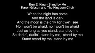 Karen Gibson and The Kingdom Choir - Stand by Me Lyrics (Ben E  King) The Royal Wedding