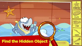 Find the Hidden Object - Om Nom Stories: Bath Time & Pirates