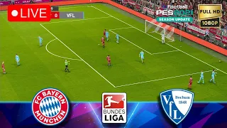 🔴 BAYERN MUNICH vs VFL BOCHUM | Bundes Liga | Watch Along ⚽PES2021 eFootball21 Gameplay