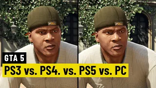Grand Theft Auto 5 | PS3 vs. PS4 vs. PS5 vs. PC - Comparison