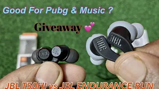 JBL T50HI vs JBL Endurance Run Wired Earphones COMPARISON | KON SA LU?