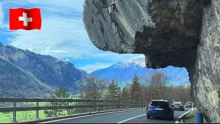 Most Scenic Driving in Switzerland from BRIENZ to LAUTERBRUNNEN