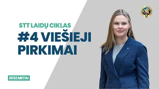 STT paskaitų ciklas. #4 Viešieji pirkimai