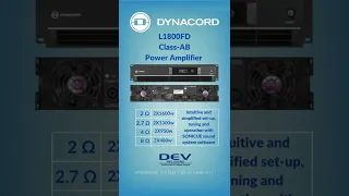 #shorts Dynacord L-Series amplifier / Two-channel power amplifiers for live sound