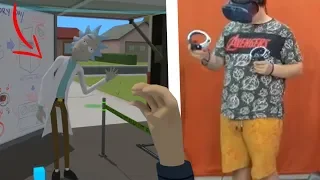 Пятёрка играет в Рик и Морти VR